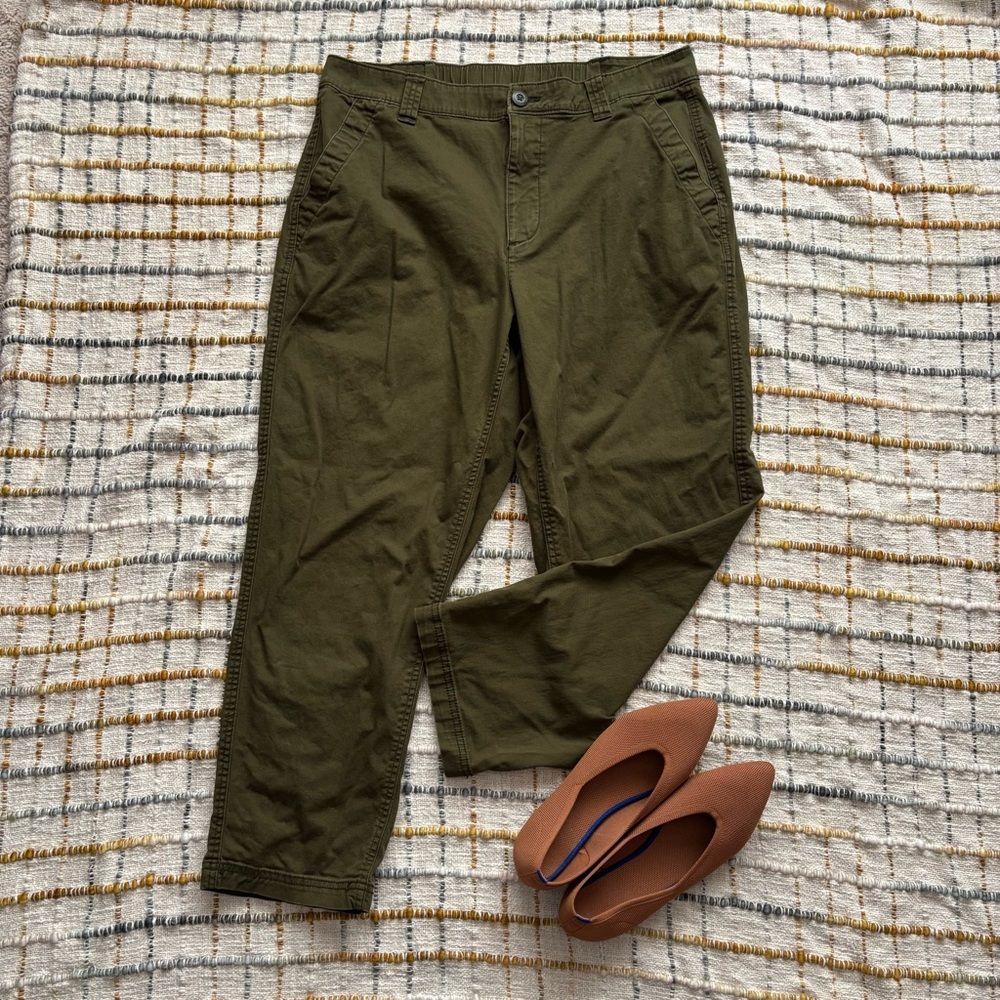 Old Navy Olive Green Women's Chino Pants Sz XL